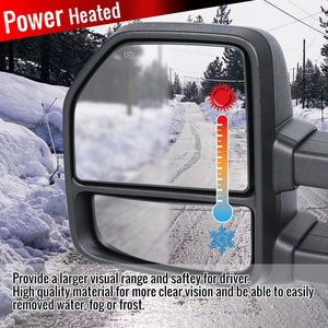 279.95 Spec-D Towing Mirrors Ford F150 (2015-2020) Powered / Heated / LED Turn Signal - Redline360