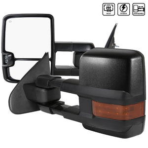 189.95 Spec-D Towing Mirrors Chevy Silverado 1500 (14-18) 2500 (15-18) Extended & Heated - Redline360