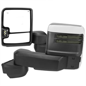 Spec-D Towing Mirrors GMC Sierra 2500HD & 3500HD (2020-2024) Power Heated & Expandable