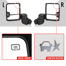 Load image into Gallery viewer, Spec-D Towing Mirrors GMC Sierra 2500HD &amp; 3500HD (2020-2024) Power Heated &amp; Expandable Alternate Image