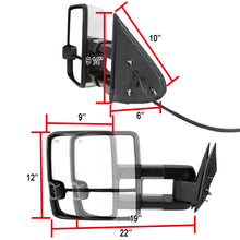 Load image into Gallery viewer, 169.95 Spec-D Towing Mirrors GMC Sierra 1500/2500 (99-02) HD (01-02) LED / Powered / Heated - Redline360 Alternate Image