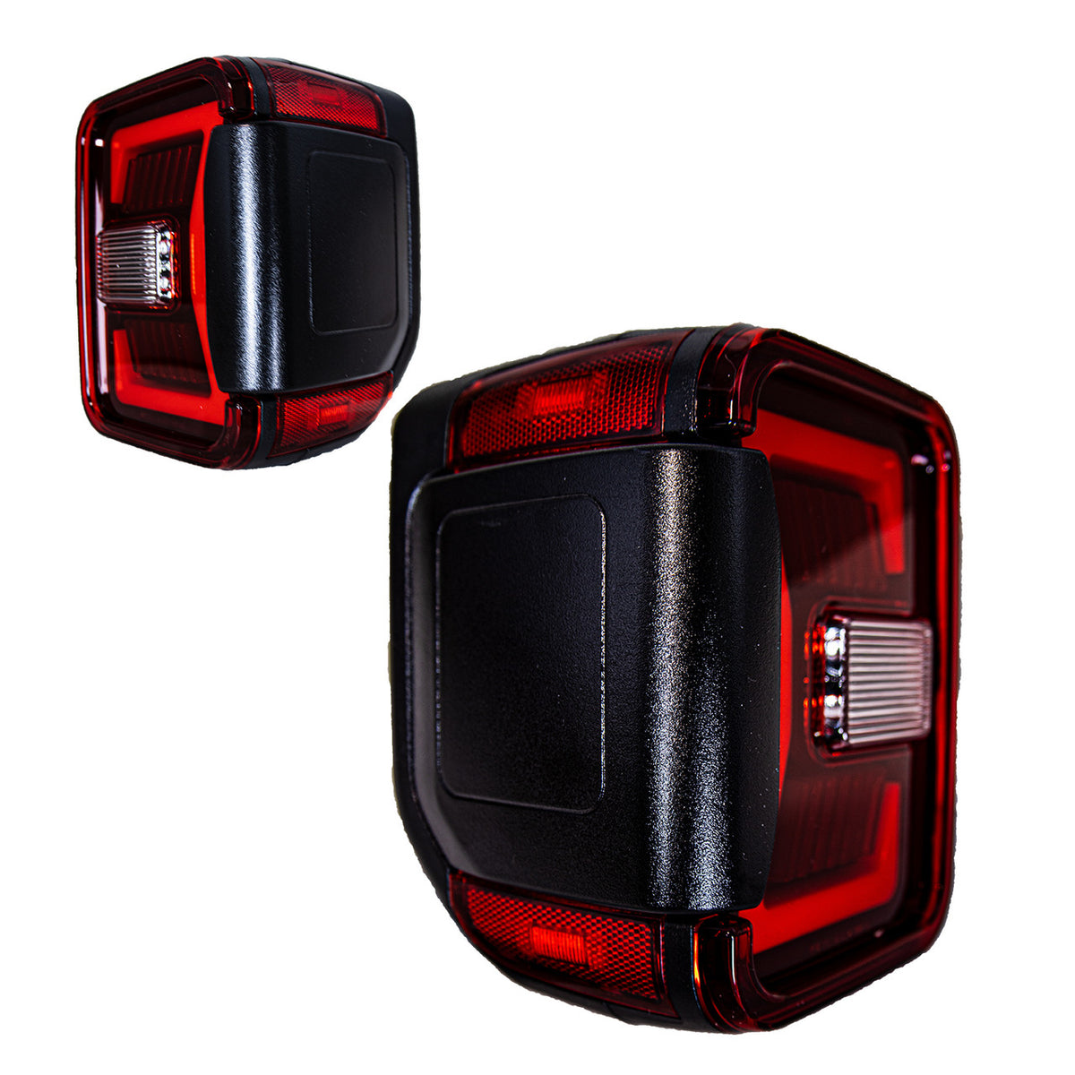 Winjet Renegade LED Tail Lights Jeep Gladiator JT (18-24) w/ LED Light