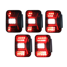 Load image into Gallery viewer, Winjet Renegade LED Tail Lights Jeep Gladiator JT (18-24) w/ LED Lightbars &amp; Sequential Turn Signals Alternate Image