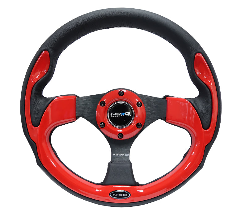 NRG Steering Wheels (Pilota Sport 320mm Leather) w/ Color Accents