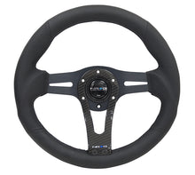 Load image into Gallery viewer, 130.00 NRG Steering Wheels (320mm Leather w/ Carbon) RST-002RCF - Redline360 Alternate Image