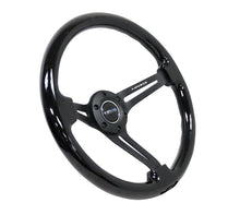 Load image into Gallery viewer, 149.00 NRG Steering Wheels (350mm Black Wood - 3&quot; Deep Dish) RST-018BK-BK - Redline360 Alternate Image