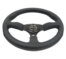 Load image into Gallery viewer, 149.00 NRG Steering Wheels (350mm Leather/Suede - Matte Black Spokes) RST-023MB - Redline360 Alternate Image