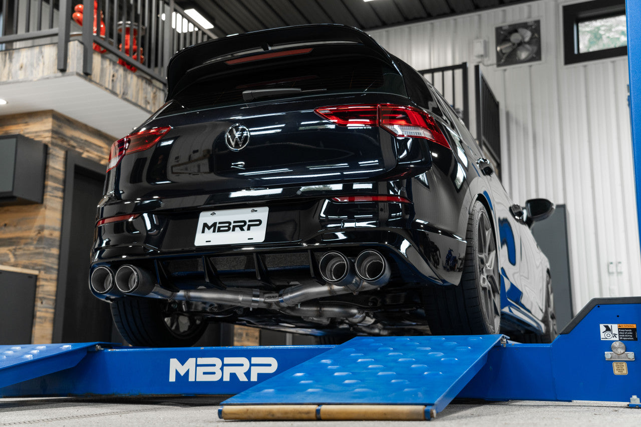 Golf R Mk8 Rear MBRP Exhaust VW Golf R MK8 2.0L (22-24) 3