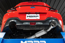 Load image into Gallery viewer, MBRP Exhaust BRZ GR86 86 FRS (12-24) 3&quot; Catback - Single Rear Muffler w/ Burnt Blue/Carbon Fiber/Polished 5&quot; Tip Alternate Image