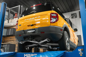 669.99 MBRP Resonator-Back Exhaust Ford Bronco Sport 1.5L/ 2.0L EcoBoost (2021) [Street Version] Dual Rear Exit - Redline360