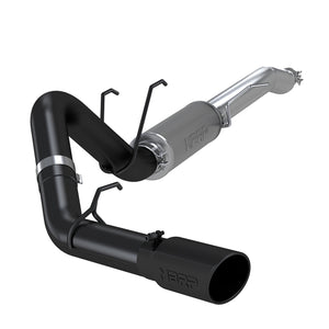 704.99 MBRP Resonator-Back Exhaust Ford F250/F350 6.2L Boss / 7.3L Godzilla V8 (17-22) [Touring Version] Single Side Exit - Redline360