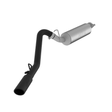 Load image into Gallery viewer, MBRP Exhaust Jeep Wrangler TJ 2.5L / 4.0L (00-06) Street Catback - Stainless / Aluminized - Black-Coated Alternate Image