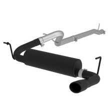 Load image into Gallery viewer, 314.99 MBRP Catback Exhaust Jeep Wrangler/Rubicon JK 3.6L (12-18) [Street Version] Single Rear Exit - Redline360 Alternate Image