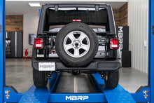 Load image into Gallery viewer, MBRP Catback Exhaust Jeep Wrangler 2.0L / 3.6L V6 (18-21) [Race Version] Single Turn Down Exit - 304 Stainless Alternate Image