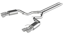 Load image into Gallery viewer, MBRP Exhaust Ford Mustang GT 5.0 (18-23) 3" Catback w/ Quad Dual Wall Tips - Race or Street Version - Street / 304 Stainless - Polished Tips Alternate Image