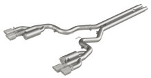 Load image into Gallery viewer, MBRP Exhaust Ford Mustang GT 5.0 (18-23) 3" Catback w/ Quad Dual Wall Tips - Race or Street Version - Race / 304 Stainless - Polished Tips Alternate Image