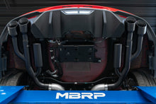 Load image into Gallery viewer, MBRP Exhaust Ford Mustang GT 5.0 (18-23) 3" Catback w/ Quad Dual Wall Tips - Race or Street Version - Race / 304 Stainless - Polished Tips Alternate Image