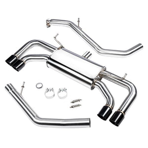 725.99 DC Sports Catback Stainless Exhaust Toyota Corolla Hatchback 2.0 (2019-2020-2021) Black or Polished Tips - Redline360