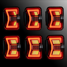Load image into Gallery viewer, Winjet Renegade LED Tail Lights Jeep Gladiator JT (18-24) w/ LED Lightbars &amp; Sequential Turn Signals Alternate Image