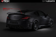 Load image into Gallery viewer, 596.70 ARK Legato Rear 3pc Spoiler Hyundai Genesis Coupe 2.0L / 3.8L (10-16) [Fiberglass] SFLK-0713 - Redline360 Alternate Image