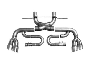 837.17 Solo Performance Axleback Exhaust Chevy Camaro SS with NPP (16-19) Black or Polished Dual Tips - Redline360