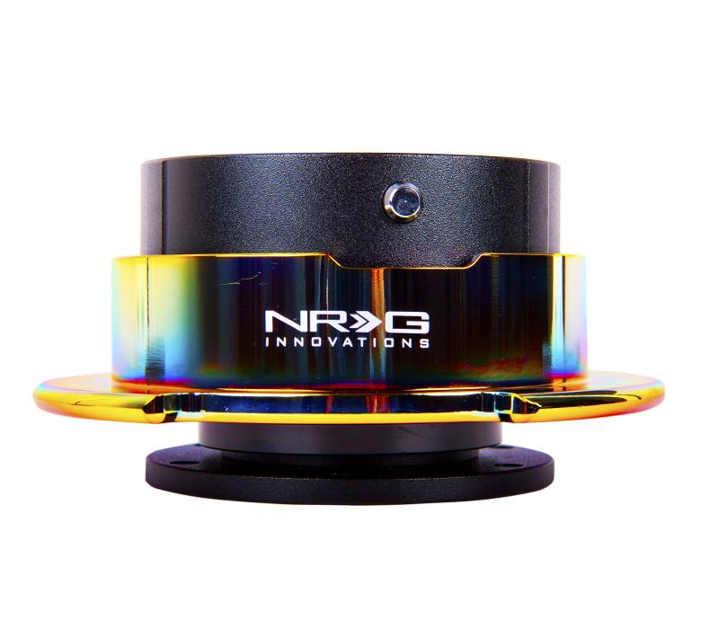 NRG Quick Release Hub (Version 2.5) w/ Paddles - Black / Purple