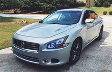Load image into Gallery viewer, Oracle LED Headlight Halo Rings Nissan Maxima (2009-2013) Multicolored RGB - White Alternate Image