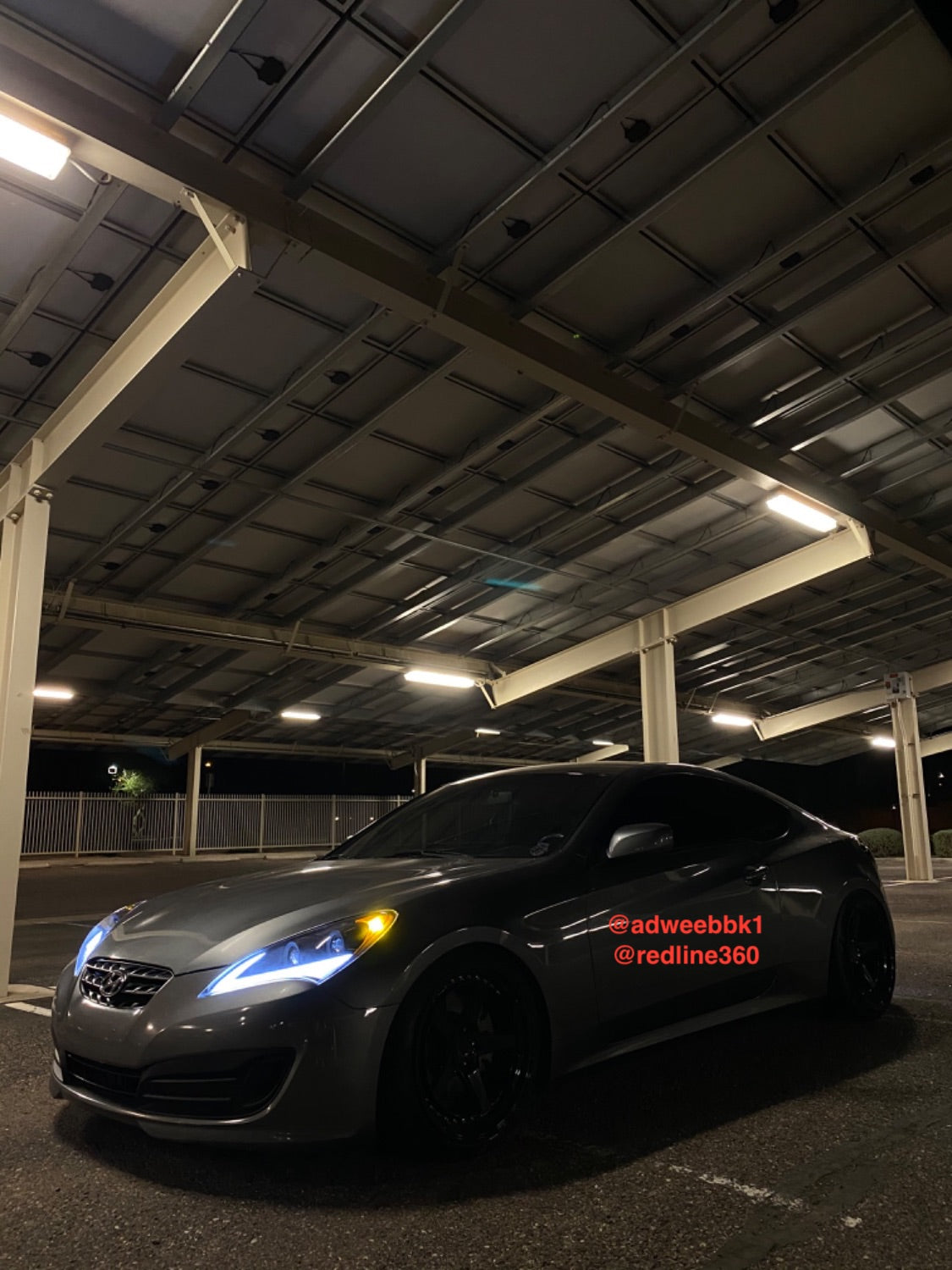 Blissmall Unpainted FRP Headlight Eyebrows – For Hyundai Genesis Coupe 2008-2011