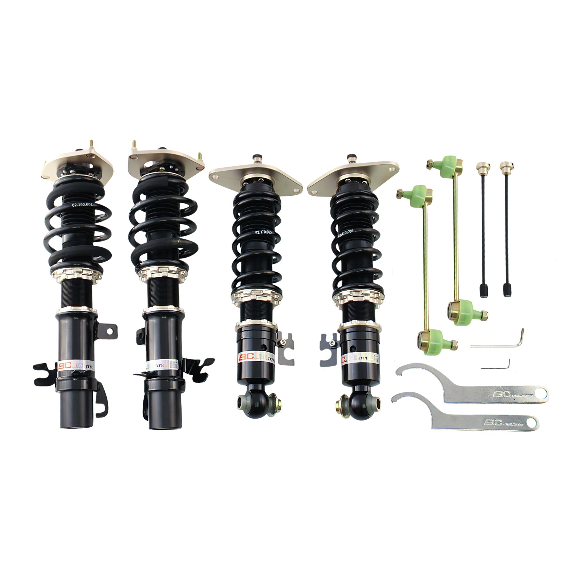 BC Racing Coilovers Mini Cooper R56 (07-13) w/ Front Camber Plates & E