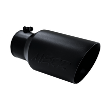 Load image into Gallery viewer, MBRP Exhaust Tip [6" O.D. / Dual Wall Angled / 4" inlet / 12" length] T304 Stainless Steel or Black Coated - Black Coated Aluminized Alternate Image