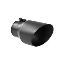 Load image into Gallery viewer, 59.99 MBRP Exhaust Tips [4.5" O.D. Dual Wall Angled, 3" inlet, 8" length] T304 Stainless / Black Coated / Carbon Fiber - Redline360 Alternate Image