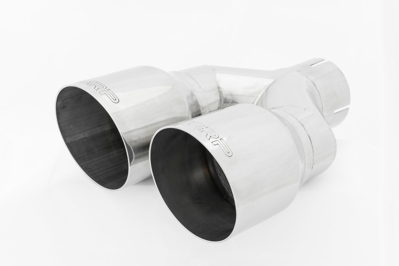 MBRP Exhaust Tips [T304 Stainless Steel / 2.5" W/ Dual 3.5" Out / 9.5 ...