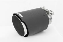 Load image into Gallery viewer, 54.99 MBRP Exhaust Tips [2.5&quot; inlet / 4&quot;OD / Single Wall Angle Cut /  6.5&quot; length] T304 Stainless / Burnt End  / Carbon Fiber Tips - Redline360 Alternate Image