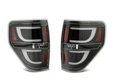 Load image into Gallery viewer, Raxiom Tail Lights Ford F150 Styleside (2009-2014) Black or Chrome Housing - Black Housing/ Clear Lens Alternate Image