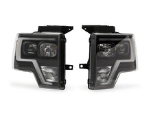 Load image into Gallery viewer, Raxiom Projector Headlights Ford F150 Factory Halogen (09-14) Black Housing/ Clear Lens Alternate Image