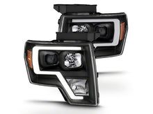 Load image into Gallery viewer, Raxiom Projector Headlights Ford F150 Factory Halogen (09-14) Black Housing/ Clear Lens Alternate Image