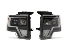 Load image into Gallery viewer, Raxiom Projector Headlights Ford F150 Factory Halogen (09-14) Black Housing/ Clear Lens Alternate Image