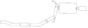 708.00 Revel Medallion Catback Exhaust Mitsubishi Lancer EVO 8/9 (03-06) Touring-S T70072R - Redline360
