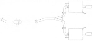 940.50 Revel Medallion Exhaust Acura TSX 2.4L (09-14) Touring-S Catback T70164R - Redline360