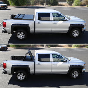 169.95 Spec-D Tonneau Cover Nissan Frontier (2005-2013) Tri-Fold Soft Cover - Redline360