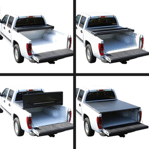 169.95 Spec-D Tonneau Cover Nissan Titan (2004-2015) Tri-Fold Soft Cover - Redline360