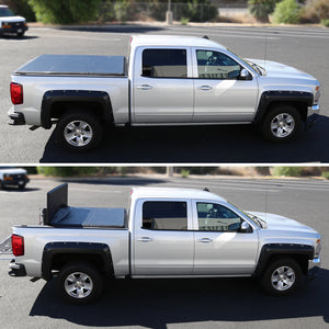 169.95 Spec-D Tonneau Cover Nissan Titan (2004-2015) Tri-Fold Soft Cover - Redline360