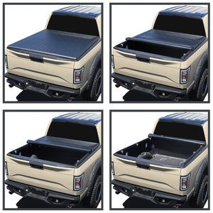 199.95 Spec-D Tonneau Cover Chevy C10 w/ 6.5 Foot Bed (1988-1998) Roll Up Vinyl w/ Light - Redline360