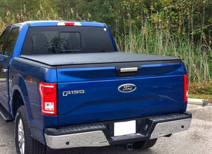 229.00 Tyger Tonneau Cover Ford F150 [6.5 ft] Styleside (2015-2022) T1 Soft Roll Up - Redline360