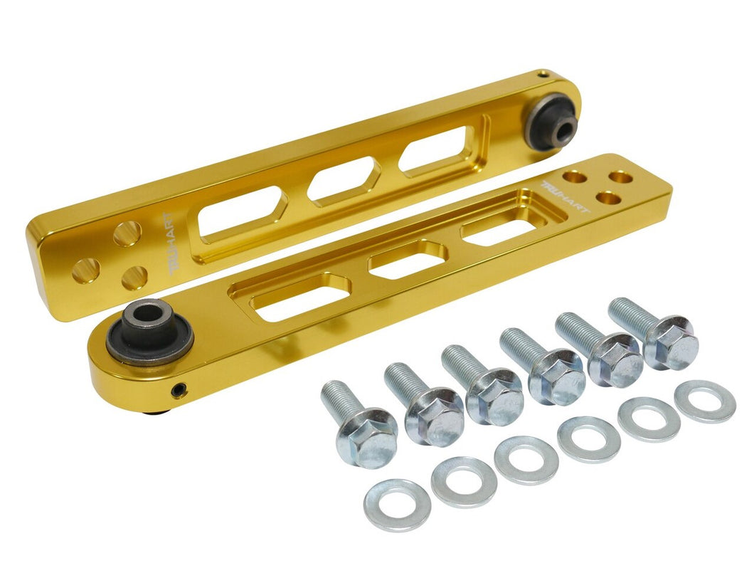 136.00 TruHart Control Arms Acura RSX [Rear Lower] (2002-2006) Gold / Polished / Purple / Red - Redline360