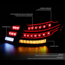 Load image into Gallery viewer, DNA LED Tail Lights Mercedes E300 E350 E400 E500 Sedan W212 (10-12) w/ Tron Style LED Bar - Clear or Smoked Alternate Image