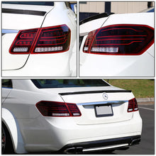 Load image into Gallery viewer, DNA LED Tail Lights Mercedes E300 E350 E400 E500 Sedan W212 (10-12) w/ Tron Style LED Bar - Clear or Smoked Alternate Image