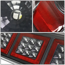 Load image into Gallery viewer, DNA LED Tail Lights Ford Mustang (87-93) [Fox Body] Smoke / Clear / Smoked Lens Alternate Image