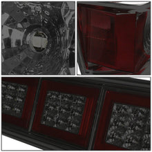 Load image into Gallery viewer, DNA LED Tail Lights Ford Mustang (87-93) [Fox Body] Smoke / Clear / Smoked Lens Alternate Image