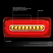 Load image into Gallery viewer, DNA LED Tail Lights Mercedes G500 G550 G55/G63/GLA45 AMG (99-17) w/ LED Light Bar - Red/Clear or Red/Smoked Lens Alternate Image